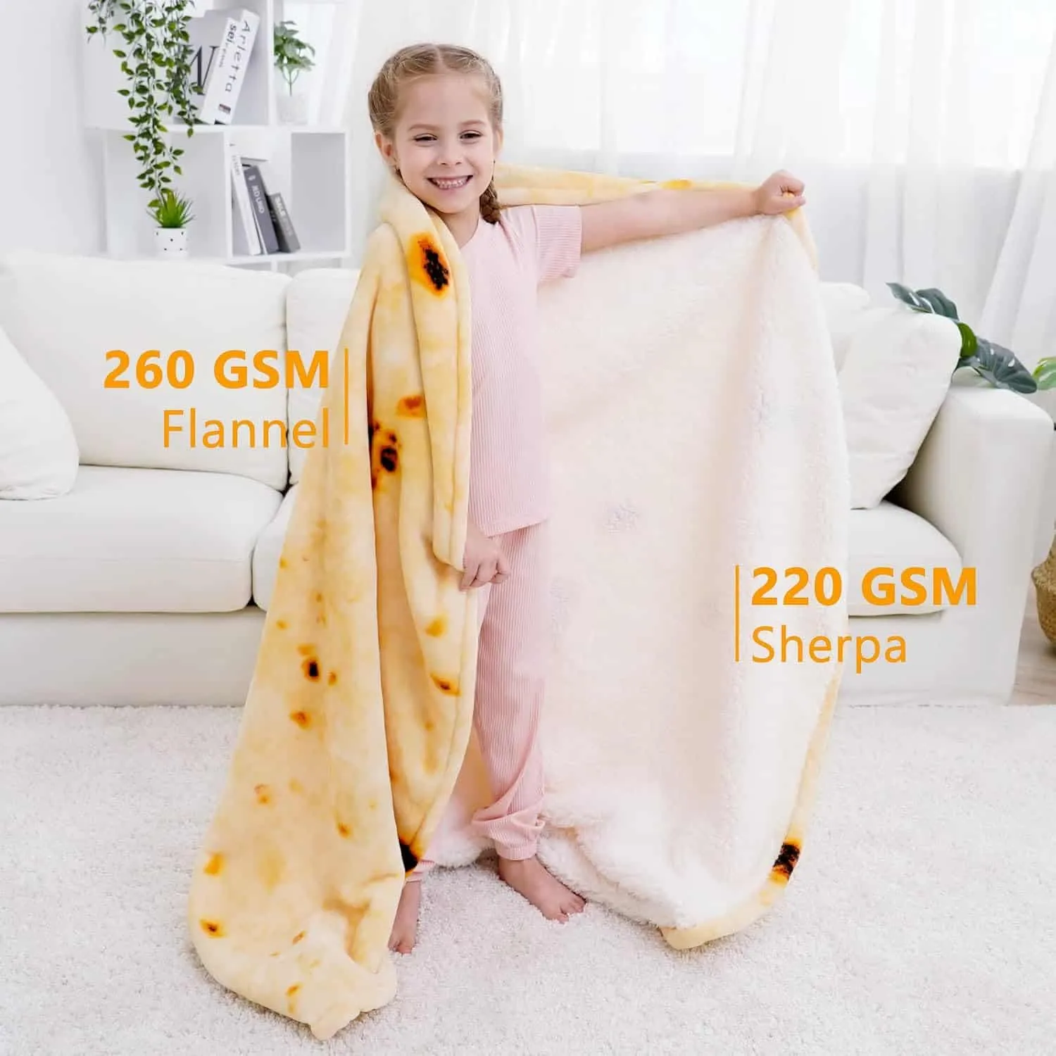 Giant Burrito Blanket – family movie night size