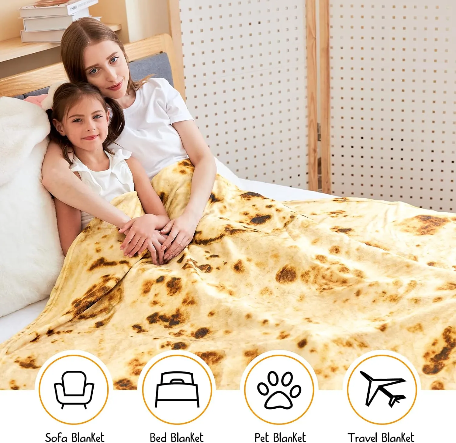Tortilla Blanket – cozy wrap for the couch