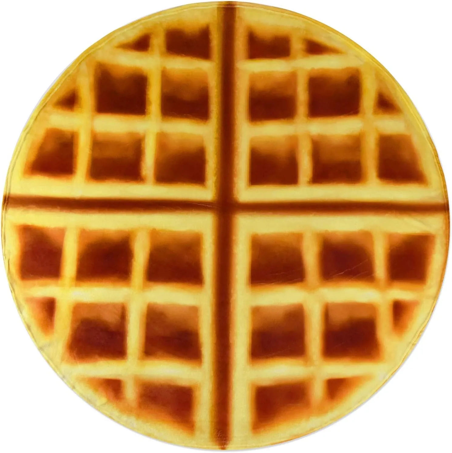 Waffles Blanket | Cozy and Fun Waffle-Shaped Throw Blanket