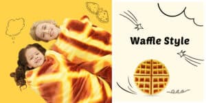 Waffles Blanket - Cozy Waffle-Shaped Throw Blanket